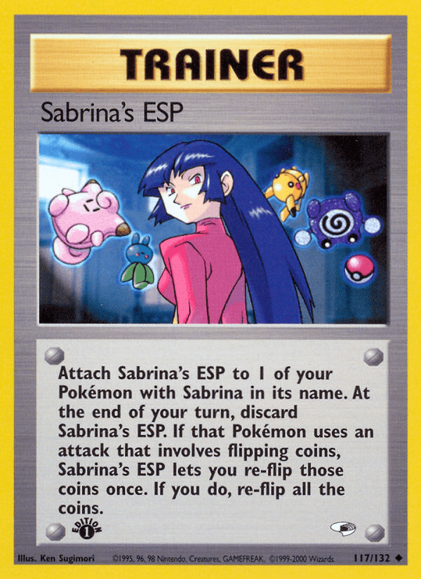 Sabrina's ESP (117/132) [Gym Heroes 1st Edition] Pokemon Single Pokémon  | Multizone: Comics And Games