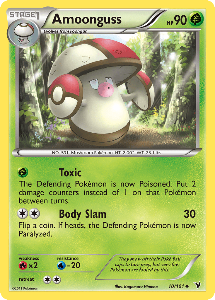 Amoonguss (10/101) [Black & White: Noble Victories] Pokemon Single Pokémon  | Multizone: Comics And Games