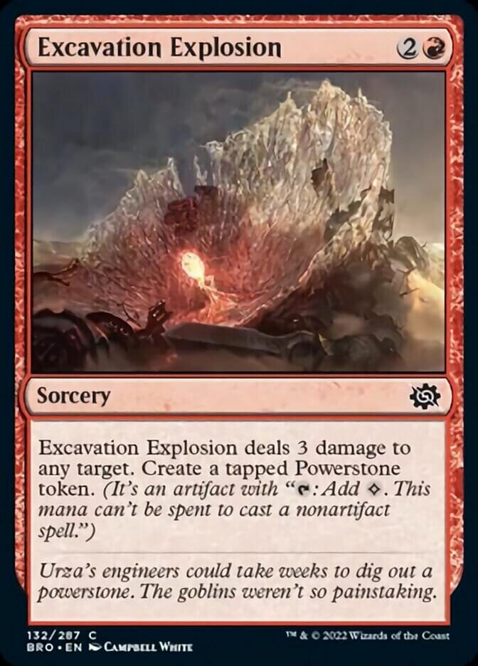 Excavation Explosion [The Brothers' War] MTG Single Magic: The Gathering  | Multizone: Comics And Games