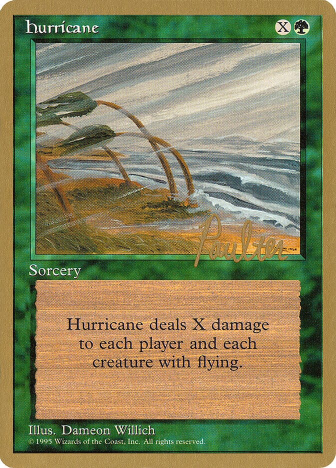 Hurricane (Preston Poulter) [Pro Tour Collector Set] MTG Single Magic: The Gathering  | Multizone: Comics And Games