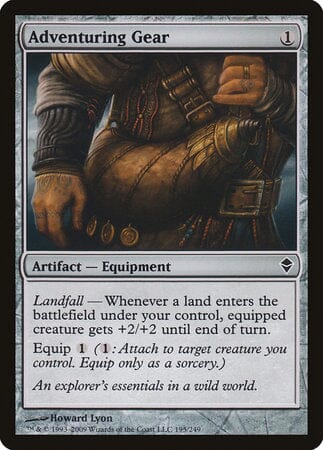 Adventuring Gear [Zendikar] MTG Single Magic: The Gathering  | Multizone: Comics And Games