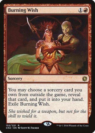 Burning Wish [Conspiracy: Take the Crown] MTG Single Magic: The Gathering  | Multizone: Comics And Games
