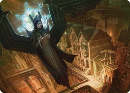 Angelic Sleuth Art Card [Streets of New Capenna Art Series] MTG Single Magic: The Gathering  | Multizone: Comics And Games