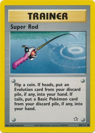 Super Rod (103/111) [Neo Genesis Unlimited] Pokemon Single Pokémon  | Multizone: Comics And Games