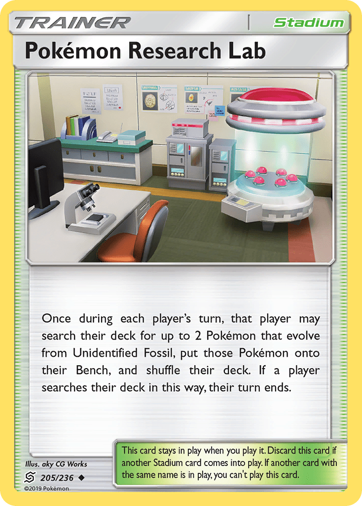 Pokemon Research Lab (205/236) [Sun & Moon: Unified Minds] Pokemon Single Pokémon  | Multizone: Comics And Games