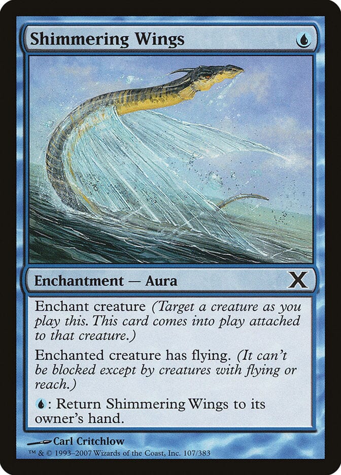 Shimmering Wings [Tenth Edition] MTG Single Magic: The Gathering  | Multizone: Comics And Games