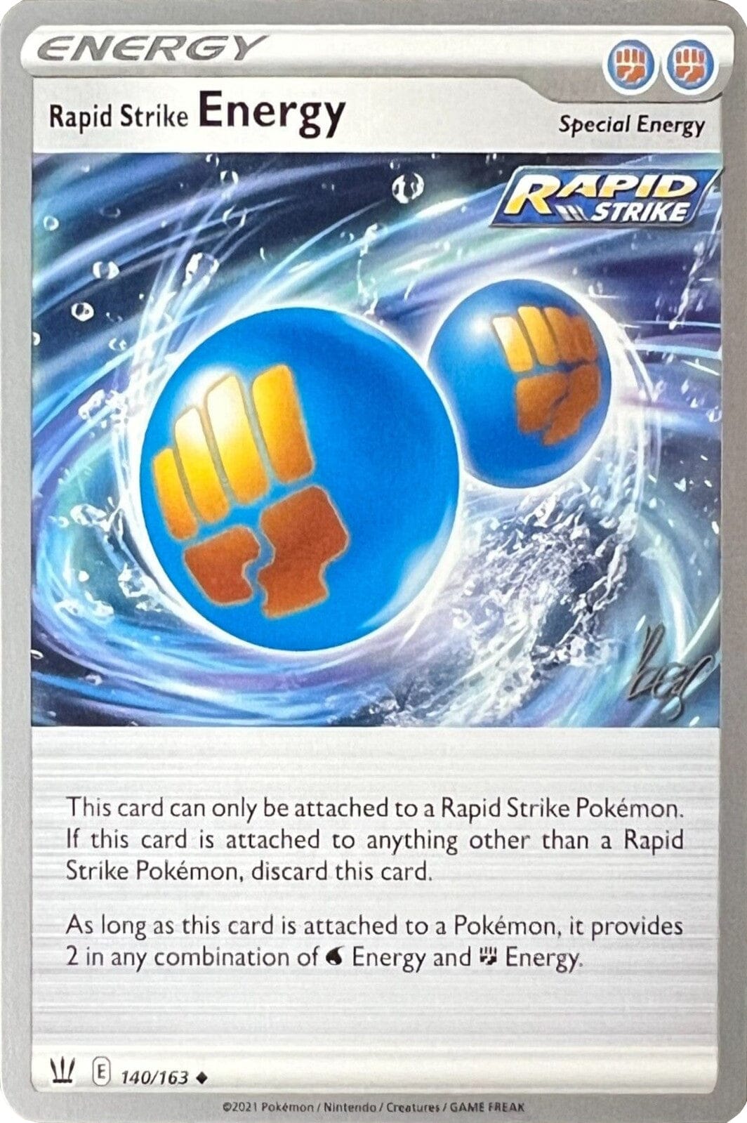 Rapid Strike Energy (140/163) (Cheryl Again - Sebastian Lashmet) [World Championships 2022] Pokemon Single Pokémon  | Multizone: Comics And Games