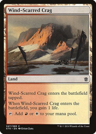 Wind-Scarred Crag [Khans of Tarkir] MTG Single Magic: The Gathering  | Multizone: Comics And Games