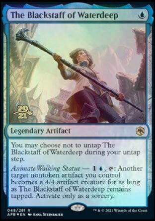 The Blackstaff of Waterdeep [Dungeons & Dragons: Adventures in the Forgotten Realms Prerelease Promos] MTG Single Magic: The Gathering  | Multizone: Comics And Games