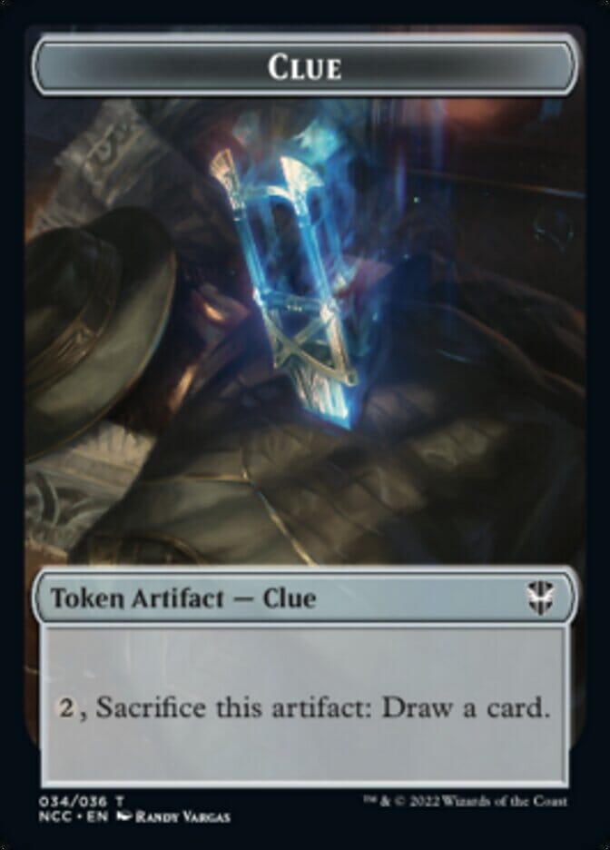 Clue // Copy Double-sided Token [Streets of New Capenna Commander Tokens] MTG Single Magic: The Gathering  | Multizone: Comics And Games
