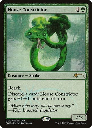 Noose Constrictor [Friday Night Magic 2017] MTG Single Magic: The Gathering  | Multizone: Comics And Games