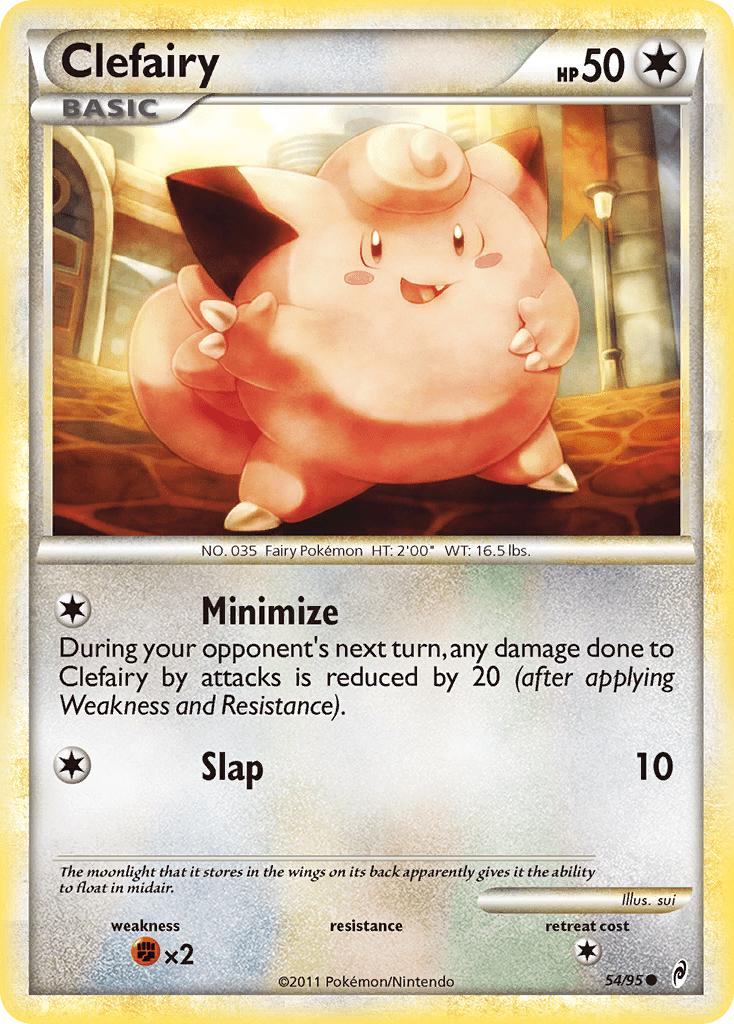 Clefairy (54/95) [HeartGold & SoulSilver: Call of Legends] Pokemon Single Pokémon  | Multizone: Comics And Games