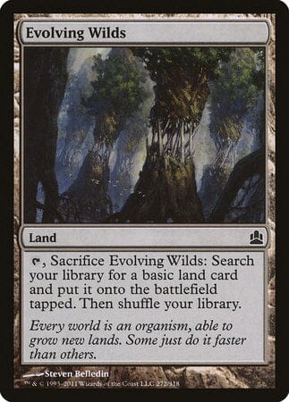 Evolving Wilds [Commander 2011] MTG Single Magic: The Gathering  | Multizone: Comics And Games