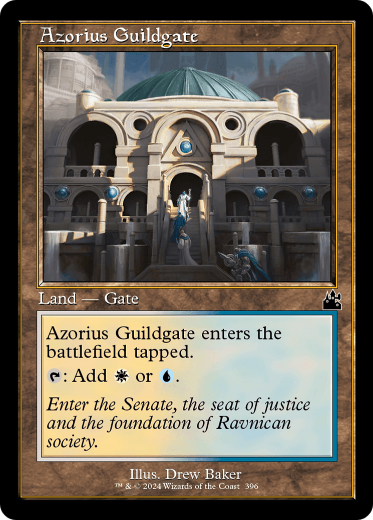 Azorius Guildgate (Retro Frame) [Ravnica Remastered] MTG Single Magic: The Gathering  | Multizone: Comics And Games