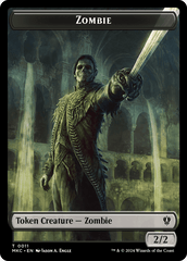 Copy // Zombie Double-Sided Token [Murders at Karlov Manor Commander Tokens] MTG Single Magic: The Gathering  | Multizone: Comics And Games