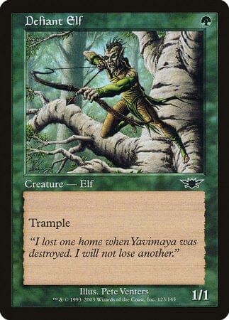 Defiant Elf [Legions] MTG Single Magic: The Gathering  | Multizone: Comics And Games