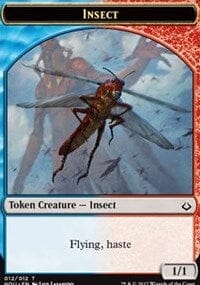 Insect // Warrior Double-sided Token [Hour of Devastation Tokens] MTG Single Magic: The Gathering  | Multizone: Comics And Games