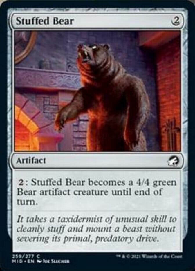 Stuffed Bear [Innistrad: Midnight Hunt] MTG Single Magic: The Gathering  | Multizone: Comics And Games