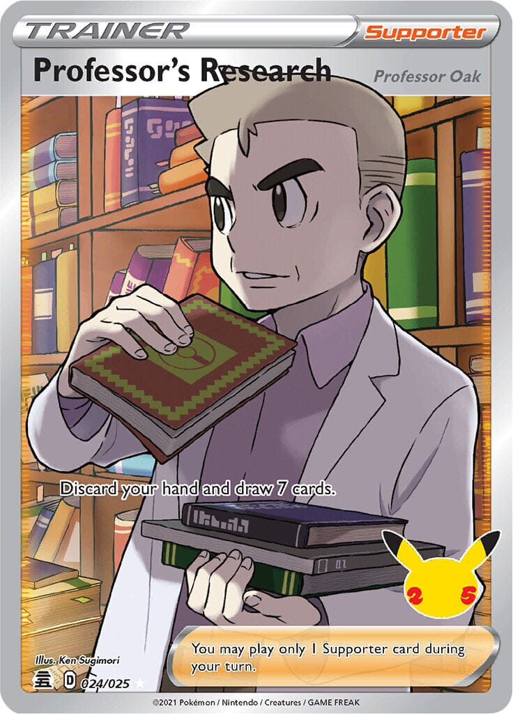 Professor's Research (024/025) [Celebrations: 25th Anniversary] Pokemon Single Pokémon  | Multizone: Comics And Games