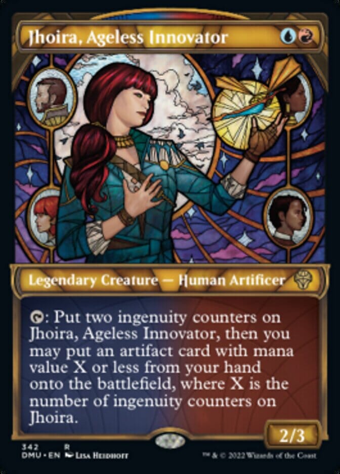 Jhoira, Ageless Innovator (Showcase Textured) [Dominaria United] MTG Single Magic: The Gathering  | Multizone: Comics And Games