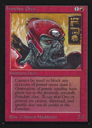 Ironclaw Orcs (CE) [Collectors’ Edition] MTG Single Magic: The Gathering  | Multizone: Comics And Games