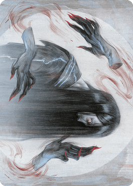 Clawing Torment Art Card [Kamigawa: Neon Dynasty Art Series] MTG Single Magic: The Gathering  | Multizone: Comics And Games