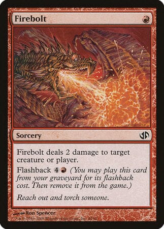 Firebolt [Duel Decks: Jace vs. Chandra] MTG Single Magic: The Gathering  | Multizone: Comics And Games