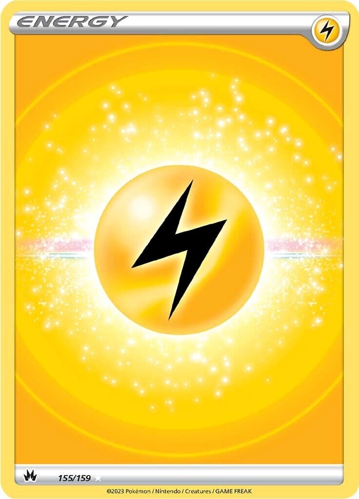 Lightning Energy (155/159) (Texture Full Art) [Sword & Shield: Crown Zenith] Pokemon Single Pokémon  | Multizone: Comics And Games
