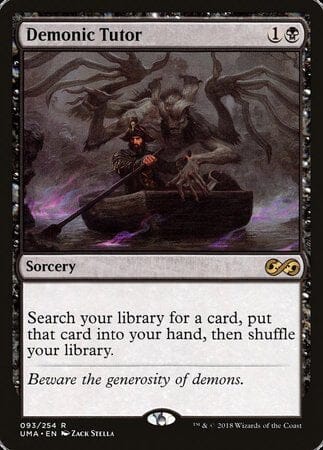 Demonic Tutor [Ultimate Masters] MTG Single Magic: The Gathering  | Multizone: Comics And Games