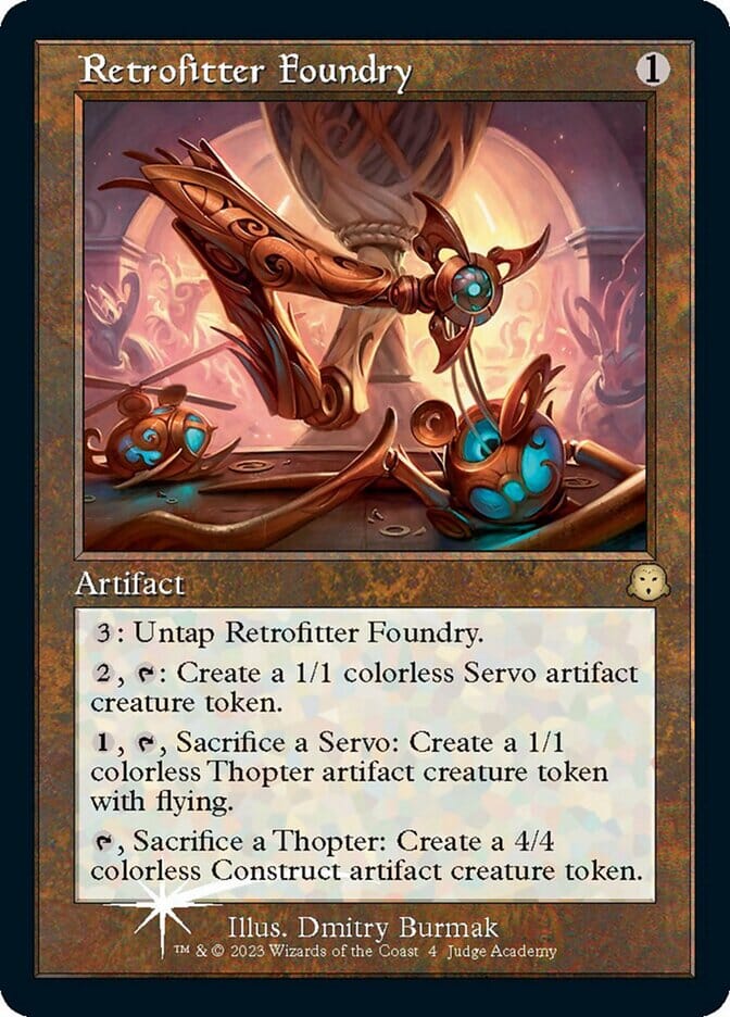 Retrofitter Foundry (Retro) [Judge Gift Cards 2023] MTG Single Magic: The Gathering  | Multizone: Comics And Games