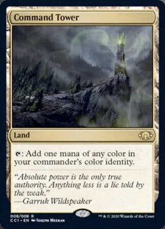 Command Tower [Commander Collection: Green] MTG Single Magic: The Gathering  | Multizone: Comics And Games
