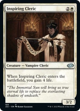 Inspiring Cleric [Jumpstart 2022] MTG Single Magic: The Gathering  | Multizone: Comics And Games