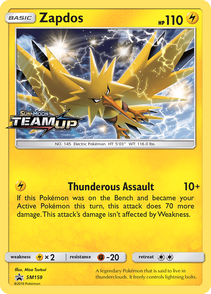 Zapdos (SM159) [Sun & Moon: Black Star Promos] Pokemon Single Pokémon  | Multizone: Comics And Games
