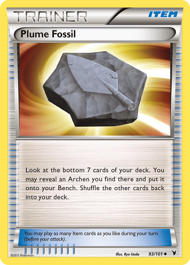 Plume Fossil (93/101) [Black & White: Noble Victories] Pokemon Single Pokémon  | Multizone: Comics And Games