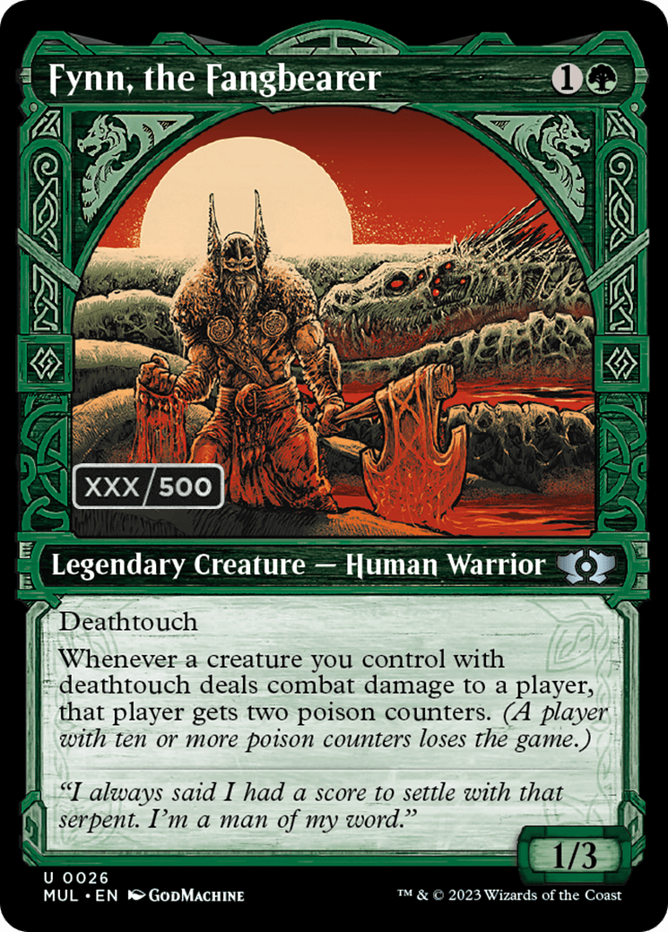 Fynn, the Fangbearer (Serialized) [Multiverse Legends] MTG Single Magic: The Gathering  | Multizone: Comics And Games
