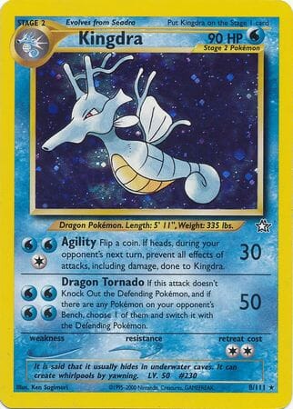 Kingdra (8/111) [Neo Genesis Unlimited] Pokemon Single Pokémon  | Multizone: Comics And Games