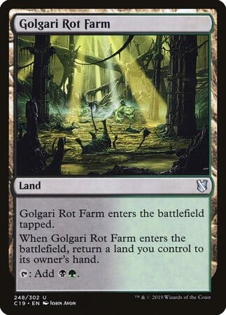Golgari Rot Farm [Commander 2019] MTG Single Magic: The Gathering  | Multizone: Comics And Games