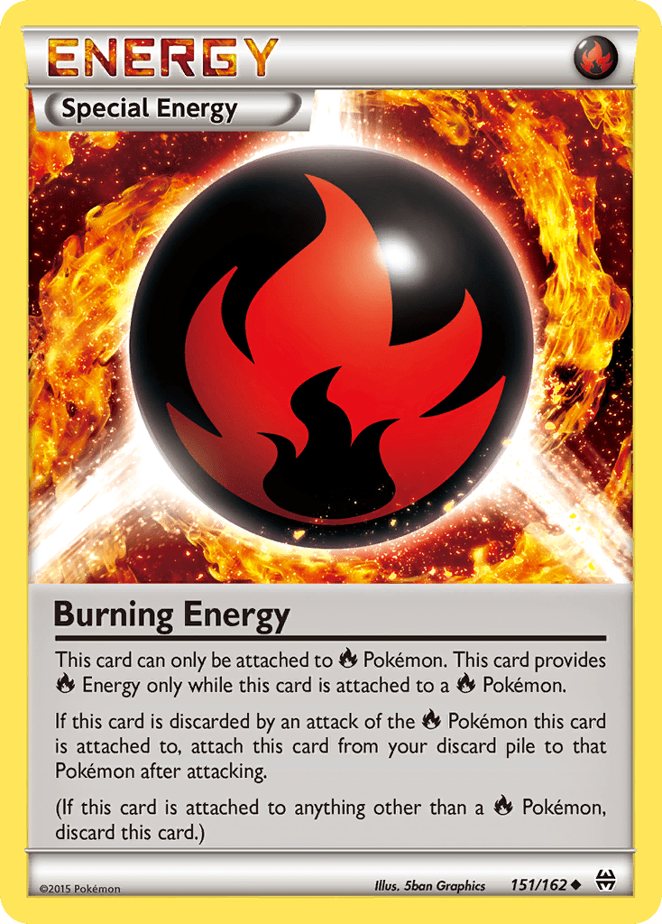 Burning Energy (151/162) [XY: BREAKthrough] Pokemon Single Pokémon  | Multizone: Comics And Games