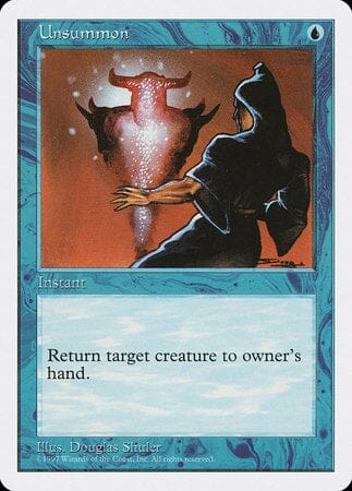 Unsummon [Fifth Edition] MTG Single Magic: The Gathering  | Multizone: Comics And Games