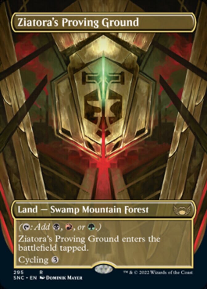 Ziatora's Proving Ground (Borderless Alternate Art) [Streets of New Capenna] MTG Single Magic: The Gathering  | Multizone: Comics And Games