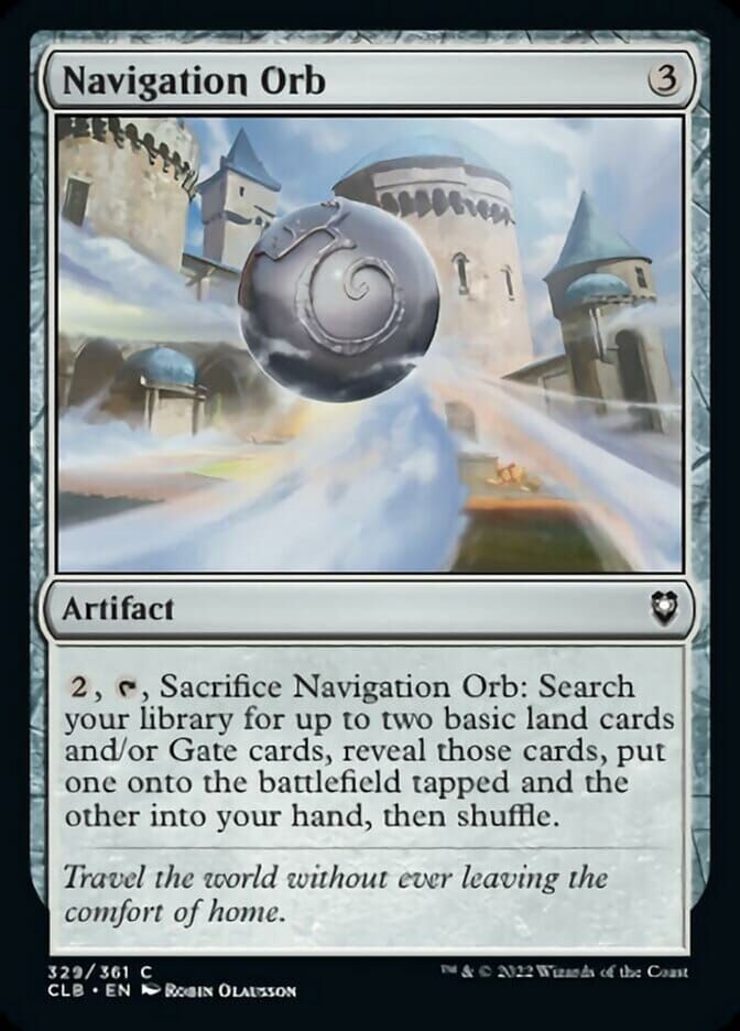 Navigation Orb [Commander Legends: Battle for Baldur's Gate] MTG Single Magic: The Gathering  | Multizone: Comics And Games