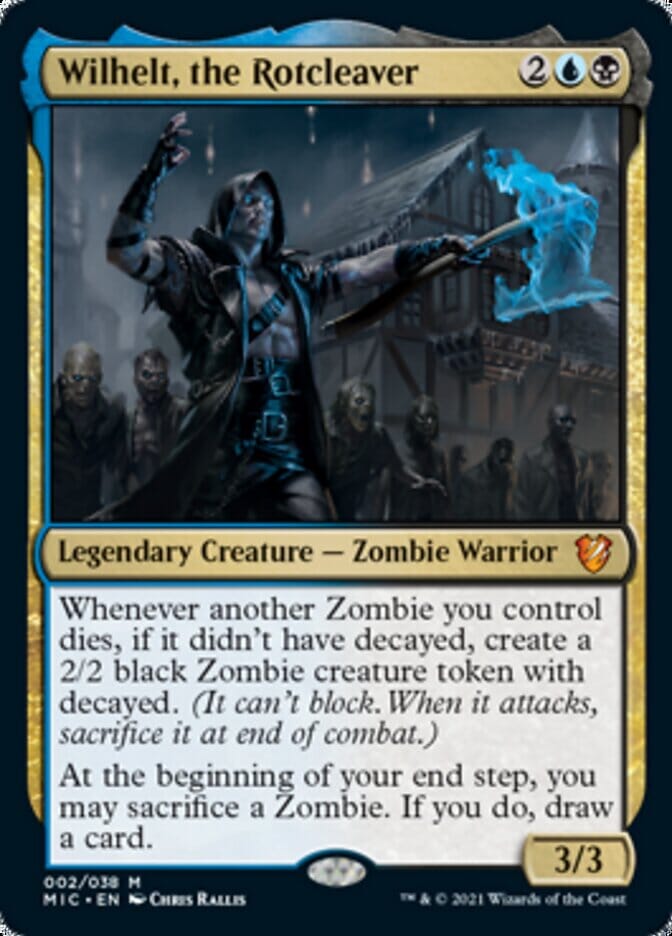 Wilhelt, the Rotcleaver (Display Commander) [Innistrad: Midnight Hunt Commander] MTG Single Magic: The Gathering  | Multizone: Comics And Games