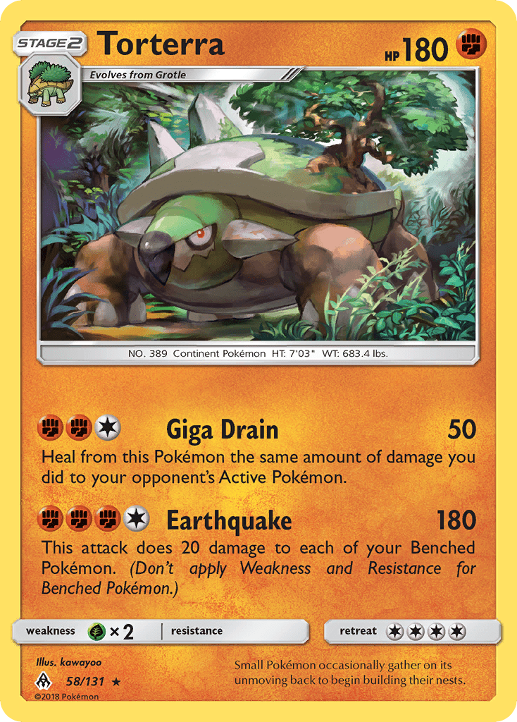Torterra (58/131) [Sun & Moon: Forbidden Light] Pokemon Single Pokémon  | Multizone: Comics And Games