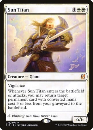 Sun Titan [Commander 2019] MTG Single Magic: The Gathering  | Multizone: Comics And Games