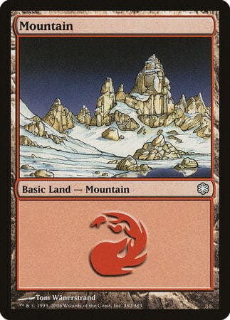 Mountain (380) [Coldsnap Theme Decks] MTG Single Magic: The Gathering  | Multizone: Comics And Games