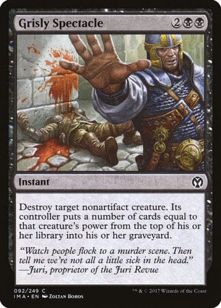 Grisly Spectacle [Iconic Masters] MTG Single Magic: The Gathering  | Multizone: Comics And Games