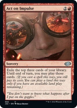 Act on Impulse [Jumpstart 2022] MTG Single Magic: The Gathering  | Multizone: Comics And Games