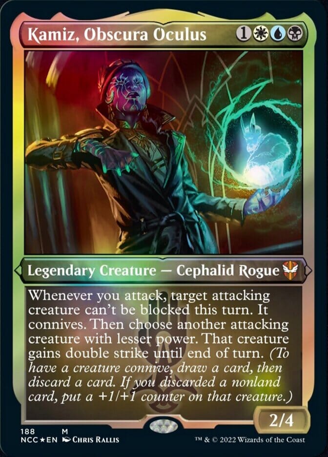 Kamiz, Obscura Oculus (Display Commander) [Streets of New Capenna Commander] MTG Single Magic: The Gathering  | Multizone: Comics And Games