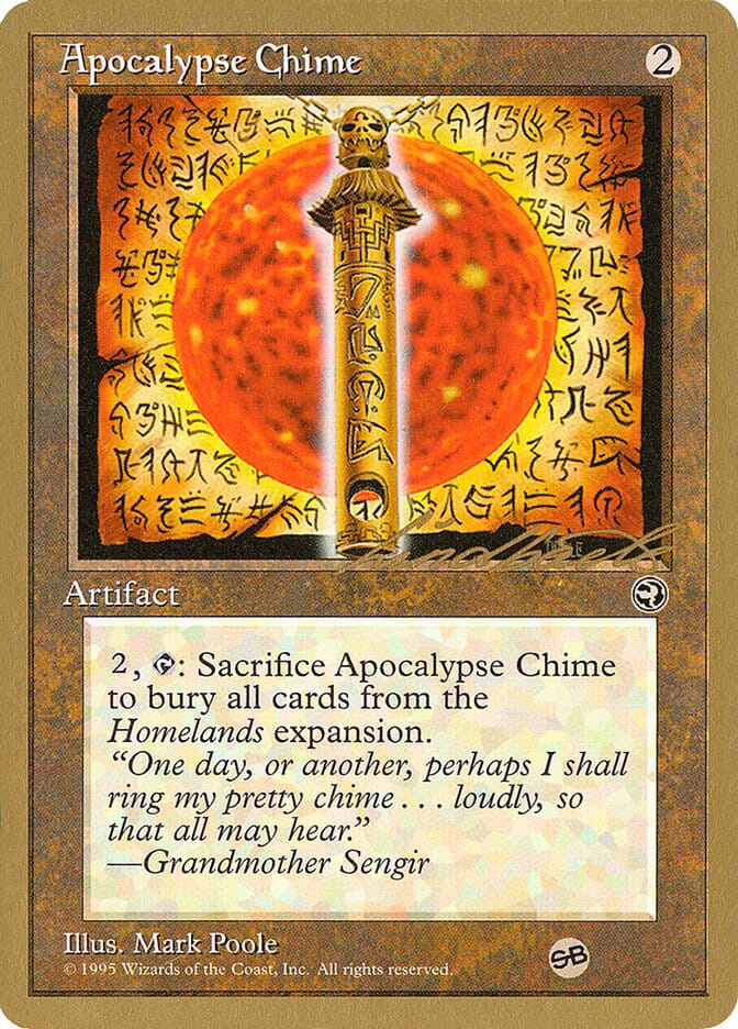 Apocalypse Chime (Leon Lindback) (SB) [Pro Tour Collector Set] MTG Single Magic: The Gathering  | Multizone: Comics And Games