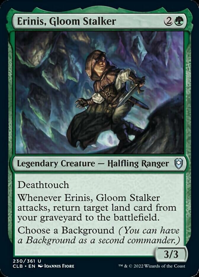 Erinis, Gloom Stalker [Commander Legends: Battle for Baldur's Gate] MTG Single Magic: The Gathering  | Multizone: Comics And Games